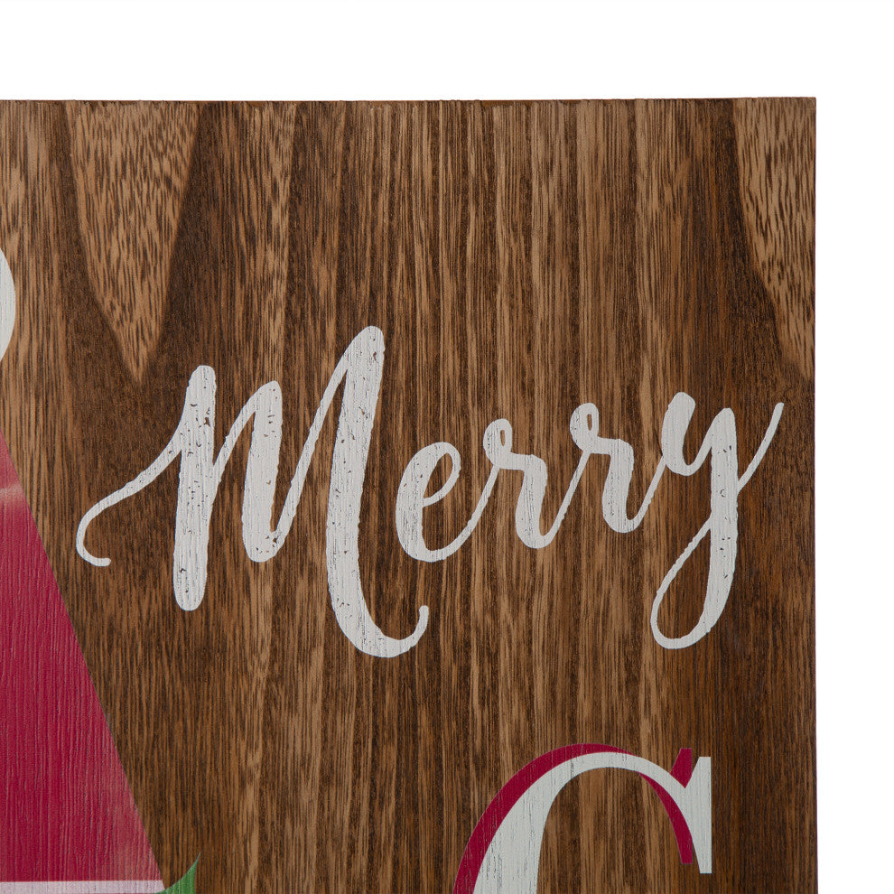 60"H Wooden Christmas Nutcracker Porch Sign, Merry Christmas