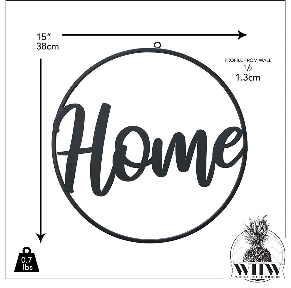 Home Word Art Sign Wall Decor