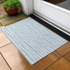 Indoor/Outdoor Laidley LA1 Sky Blue Machine Washable 1'8" x 2'6" Rug