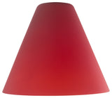 Inari Silk Martini Pendant Glass Shade, Red