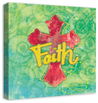 Cross Faith 20x20 Canvas Wall Art