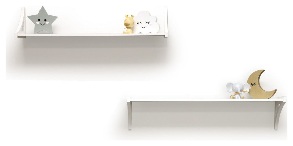 Topsy Turvy 2 in one shelf White