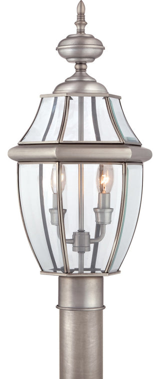 Quoizel NY9042 Newbury 2 Light 21" Tall Post Lantern - Medici Bronze