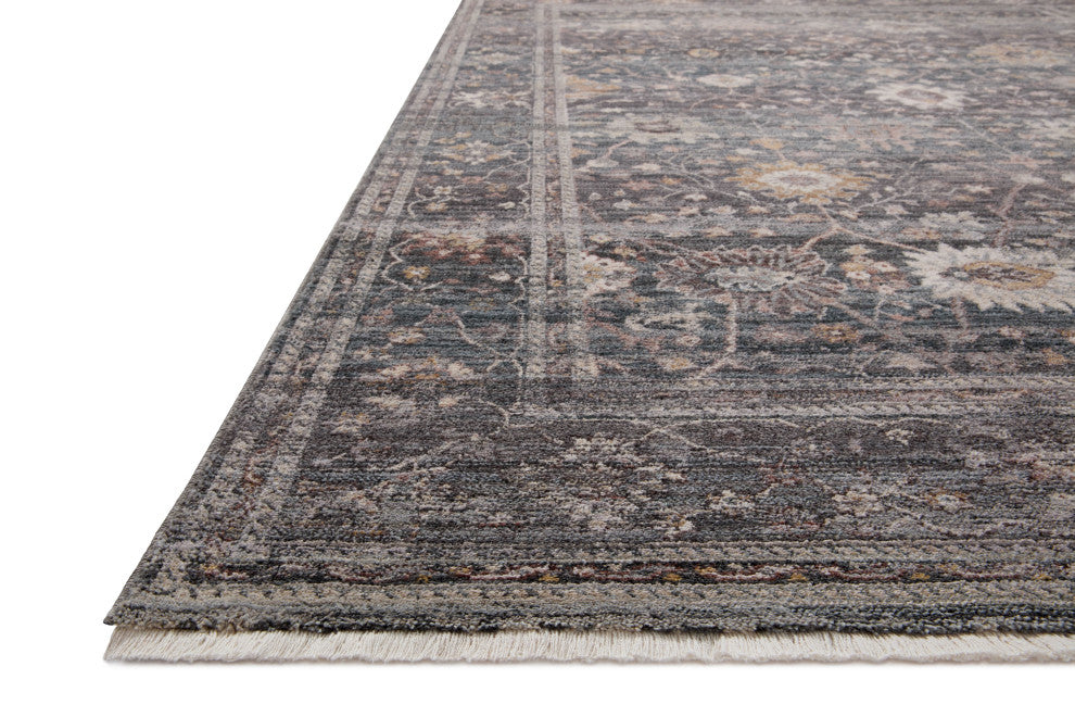 Loloi Lyra Ink / Multi 18" x 18" Sample Rug