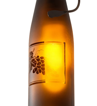 5 Wide Tuscan Vineyard Wine Bottle Pendant