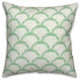 Green Scallops 18x18 Indoor/Outdoor Pillow