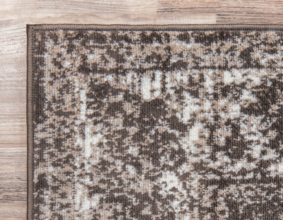 Unique Loom Brown Casino Sofia 3'x5' Area Rug