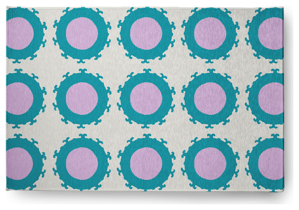Pan Bubbles Spring Chenille Rug, Lilac, 4'x6'
