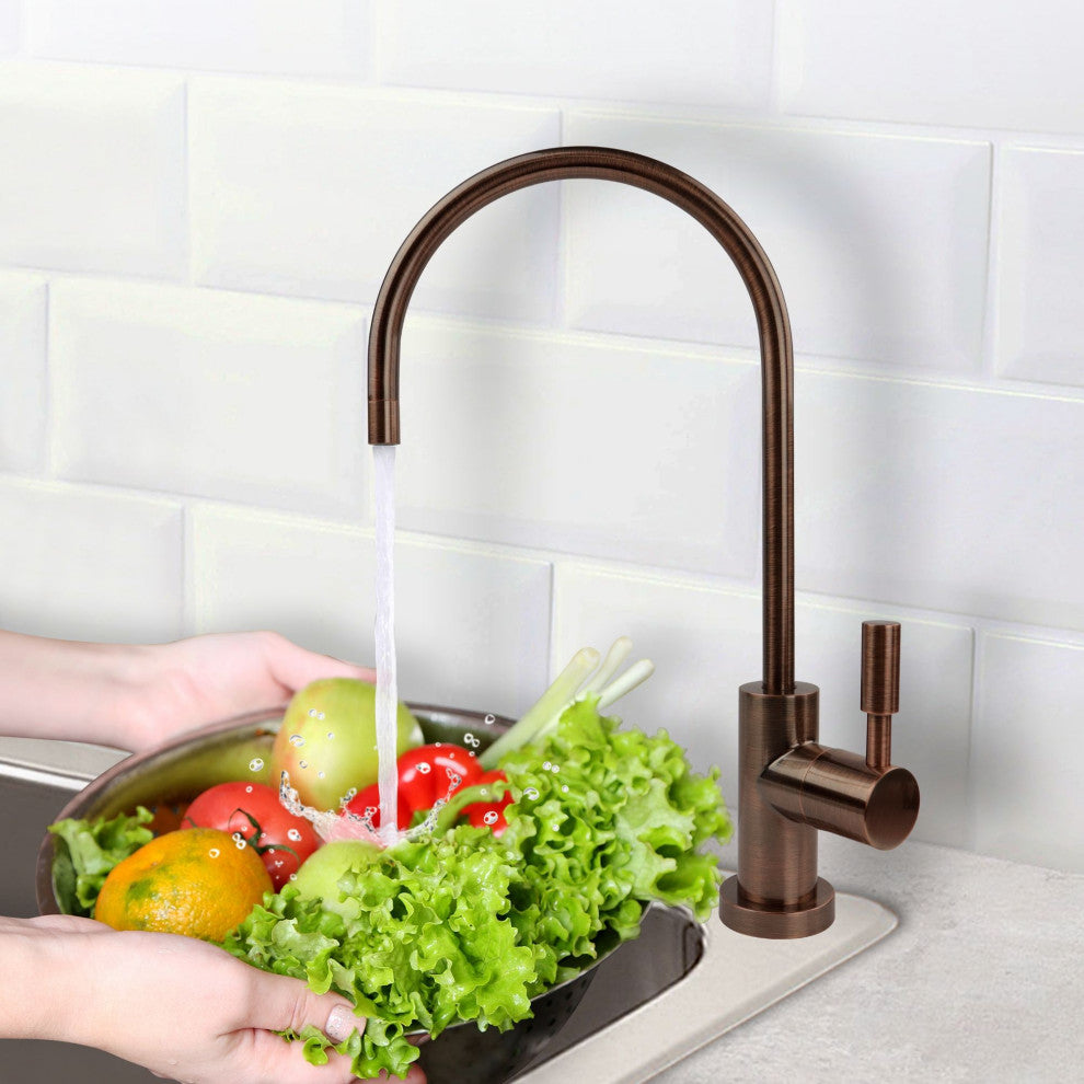 APEC Premium Quality Ceramic Disc Faucet Lead-Free Non Air Gap, Antique Wine