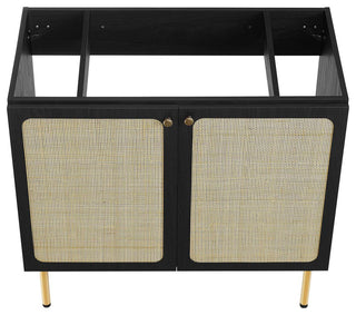 Chaucer 36" Bathroom Vanity - Black Black