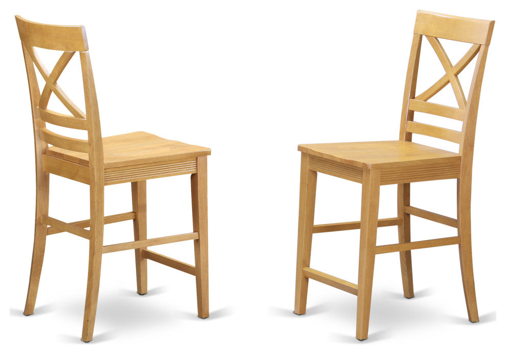 3 Pc Counter Height Dining Room Set - High Table And 2 Counter Height Stool