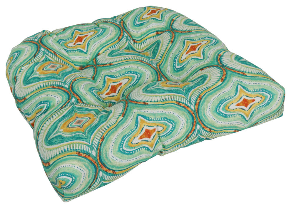 19" U-Shaped Dining Chair Cushions, Set of 4, Tyngsboro Opal