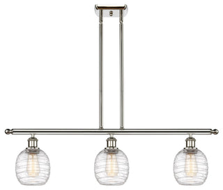 Innovations Belfast LED Island Light 516-3I-PN-G1013-LED, Polished Nickel