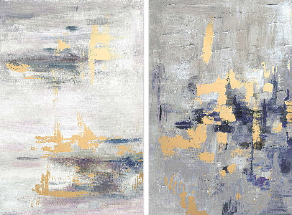 Fading Glow Diptych Canvas Print, 2-Piece Set, 48"x36"