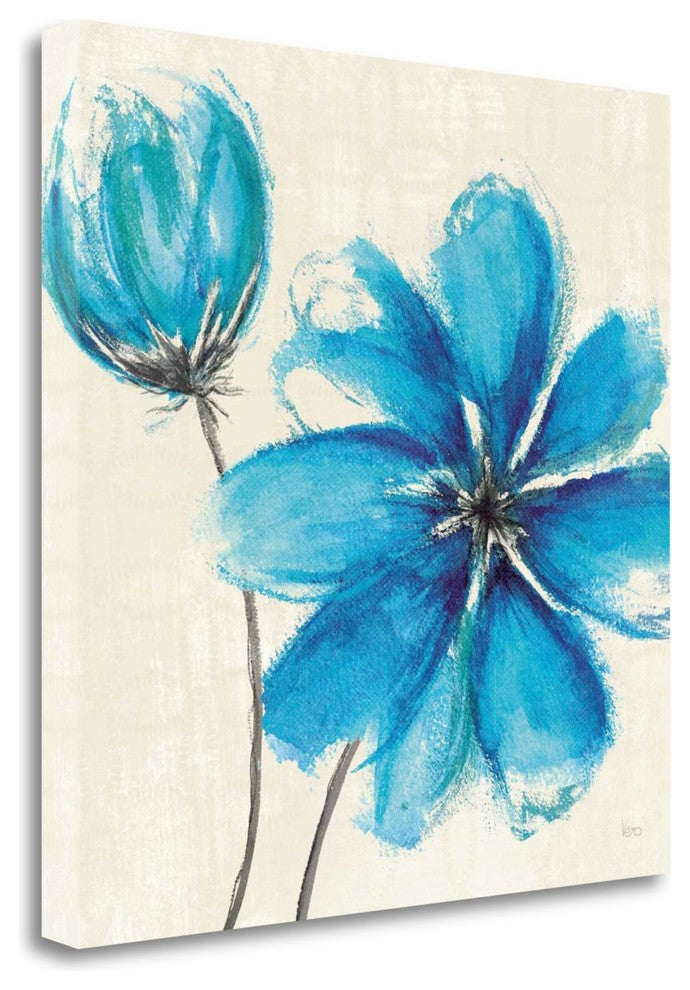 "Azure IV" By Veronique Charron, Giclee Print on Gallery Wrap Canvas