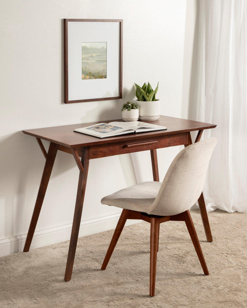 McCutcheon Wood Desk, Brown 42x22x30