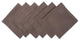 DII Dark Brown Napkin, Set of 6