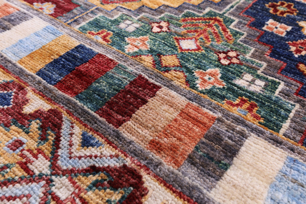 Handmade Tribal Persian Gabbeh Wool Rug 8' 2" X 11' 5" Q7663