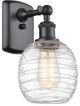 Innovations 516-1W-BK-G1013-LED 1-Light Sconce, Matte Black