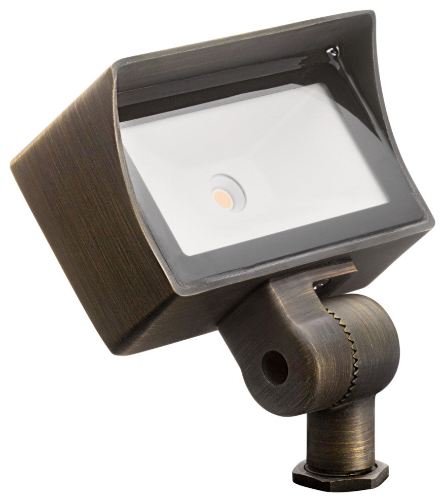 LED Integrated Wash Centennial Brass Mini VLO Flood 3000K