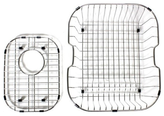 32" Stainless Steel Undermount 40/60 Double Bowl Kitchen Sink, 18 Gauge