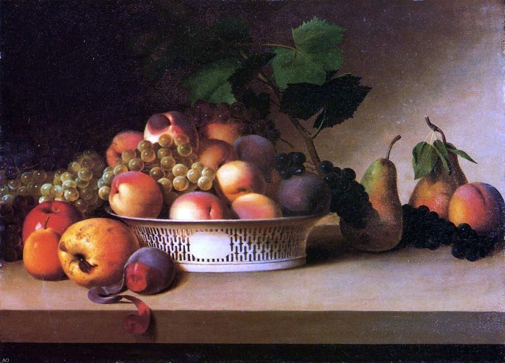 James Peale an Abundance of Fruit Premium Canvas Print