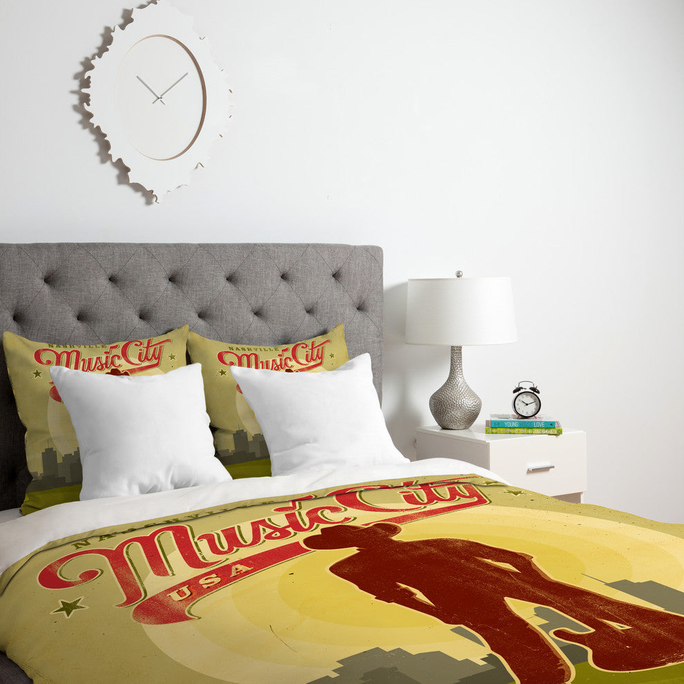 Deny Designs Anderson Design Group Music City Duvet Cover - Lightweight