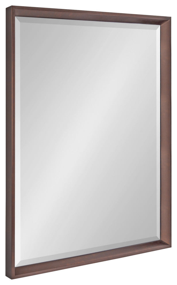 Calter Framed Wall Mirror, Bronze, 19.5x25.5