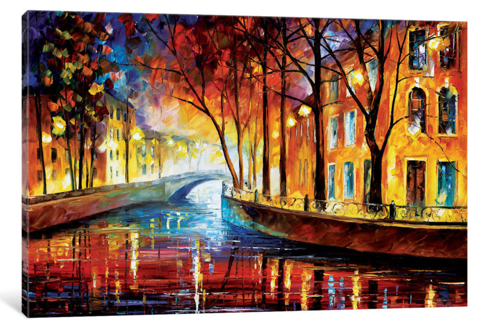"Misty Melody Gallery" by Leonid Afremov, 26x18x1.5"