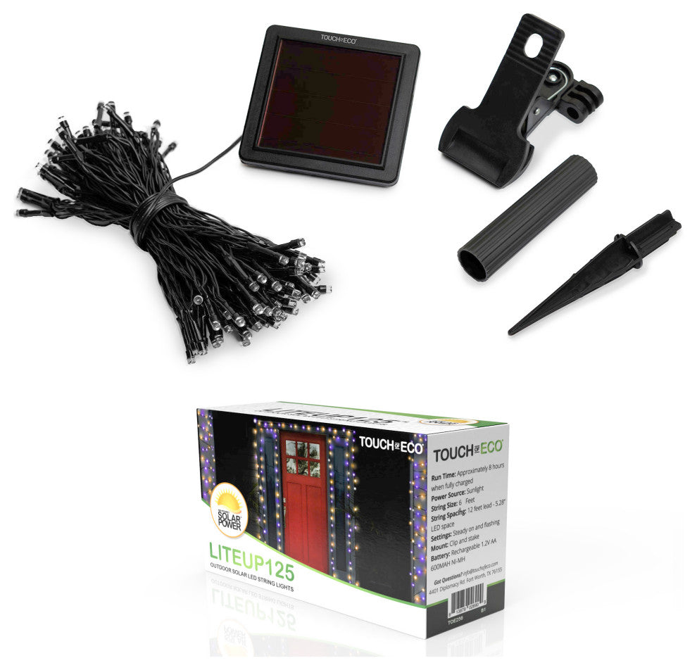 Goblinelites Solar Halloween 125 String Lights