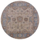 Ahgly Company Indoor Round Mid-Century Modern Area Rugs, 7' Round