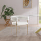 Brielle Boucle Fabric Upholstered  Dining Chair (Set of 2), Cream