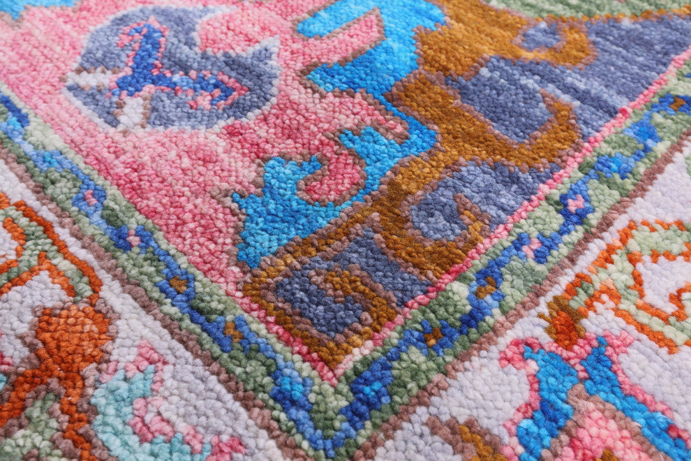 8' 2" X 10' 6" Turkish Oushak Handmade Wool Rug - Q15478