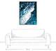 Shimmering Reality 30x40 White Floating Framed Canvas