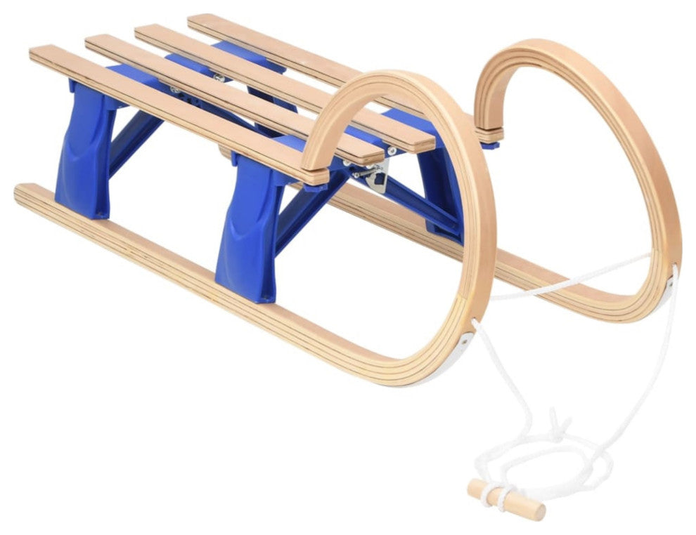 Vidaxl Foldable Sledge 43.3" Plywood
