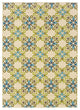 Oriental Weavers Caspian Ivory/Blue Floral Indoor/Outdoor Rug 3'7"X5'6"