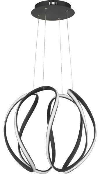 Quoizel PCWN2818EK LED Pendant, Earth Black Finish