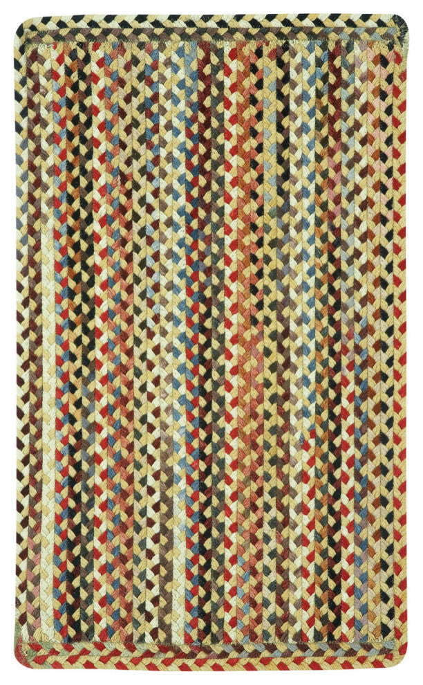 Capel St. Johnsbury Wheat 0440_100 Braided Rugs - 5' 6" Round