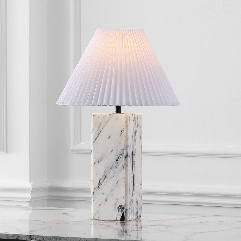 Safavieh Couture Mackenzie Square Marble Table Lamp