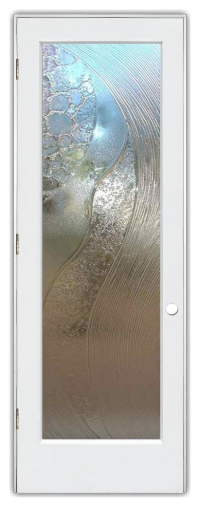 Interior Prehung Door or Interior Slab Door - High Tide - Cast Glass CGI 033...