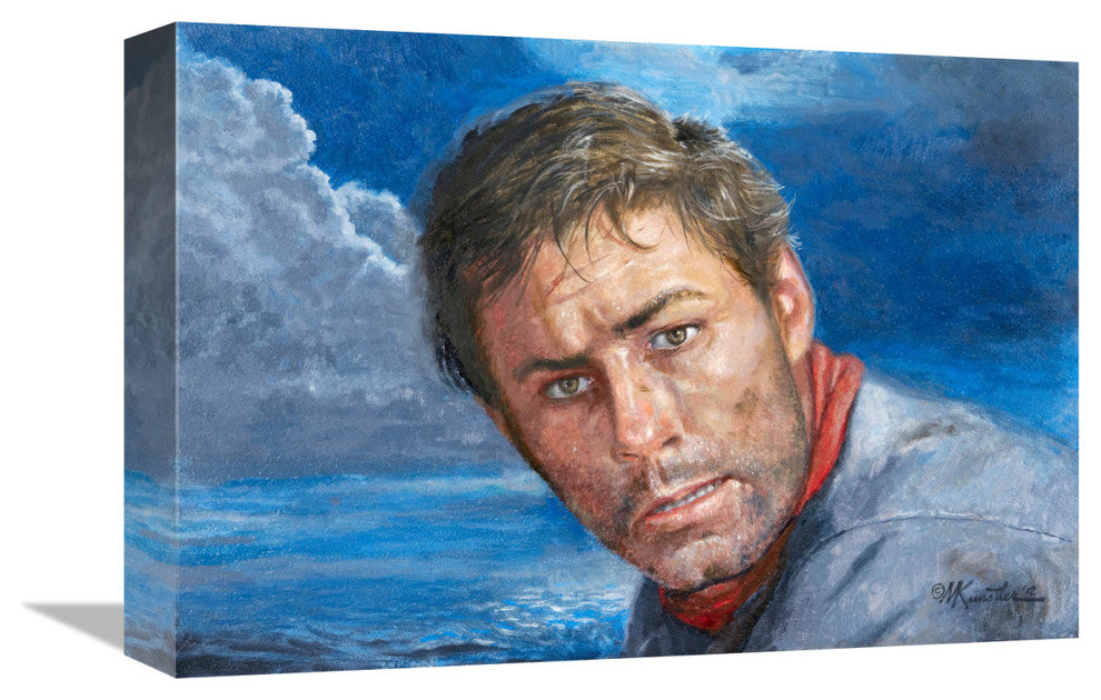 "Storm Tossed" Stretched Canvas Giclee by Mort Kunstler, 16"x11"