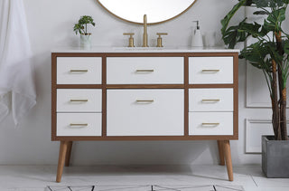 Home Living White 48" Bathroom Vanity