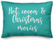 Hot Cocoa And Christmas Movies, Tartan Plaid 14x20 Lumbar Pillow