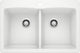 Blanco 440221 Diamond Silgranit Dual Mount Equal Double-Bowl Sink (White)