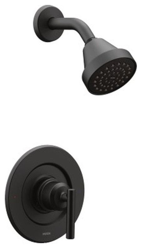 Moen Gibson 1.75 GPM Posi-Temp Pressure Balanced Shower Trim Kit, Matte Black