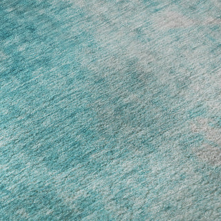 Premium Machine Washable Mayfield AMF562 Teal 1'8" x 2'6" Rug