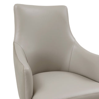 Manhattan Comfort Connie Dining Armchair, Light Gray, Single