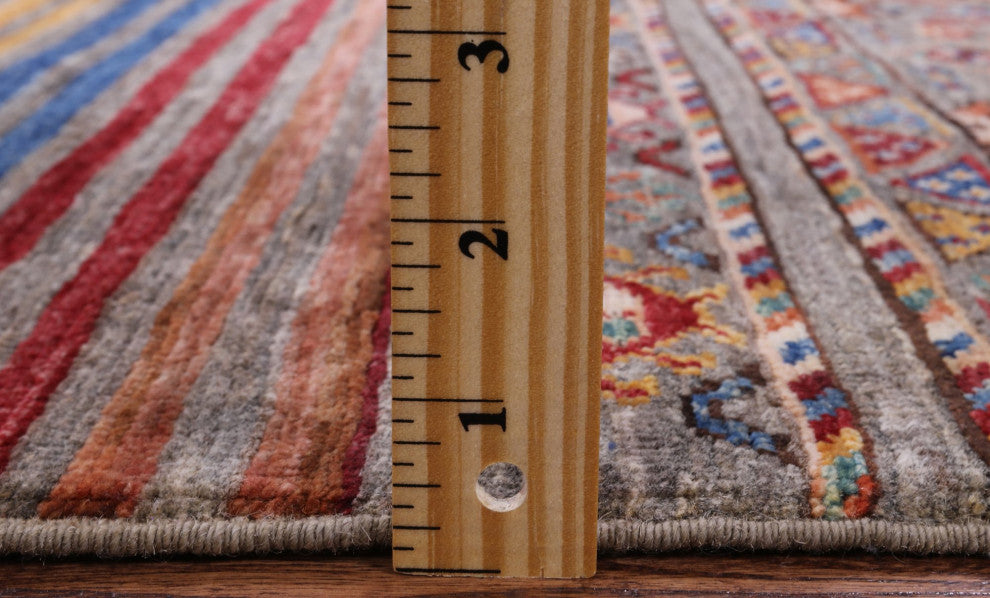 Khorjin Super Kazak Handmade Rug 3' 5" X 4' 11" Q7462