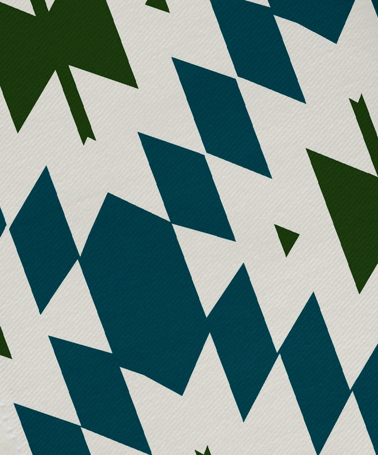 Patna, Print Napkin, Set of 4, Teal