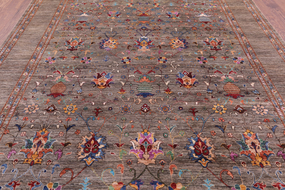Persian Tabriz Handmade Wool Rug 8' 2" X 10' 0" Q7537